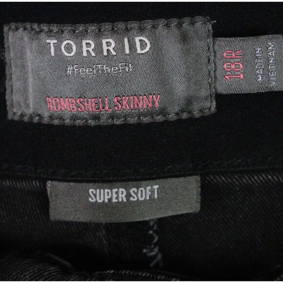 EC Torrid Bombshell Skinny Super Soft size 18R - Picture 3 of 4